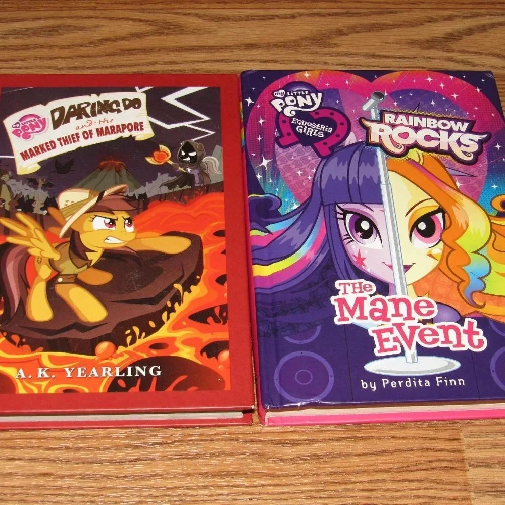 MY LITTLE PONY Lot (2) Books~Darling Do and Marked Thief of Marapore/Mane Event